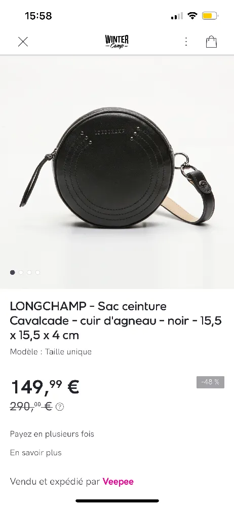 Sac ceinture Longchamp