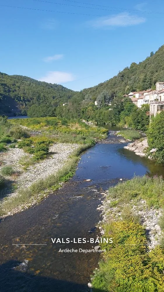 Vals Les Bains en Ardèche