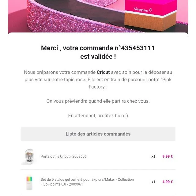 Super promo d'accessoires pour la Cricut de ma fille ❤️