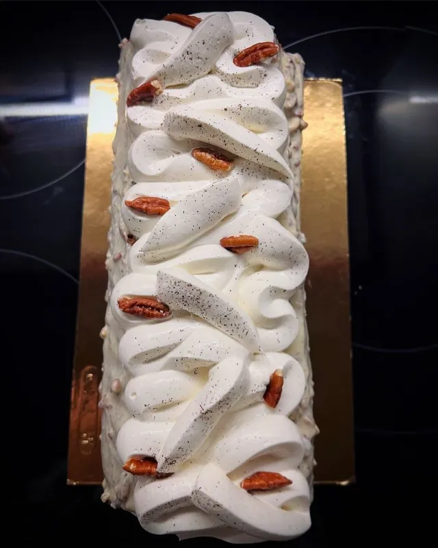 Cake Vanille/Pécan/Chocolat Blanc