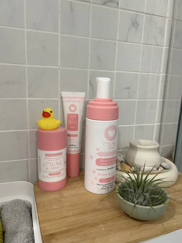 Les produits Sakura dans ma salle de bain