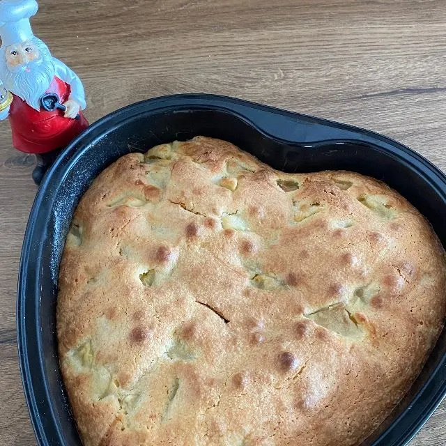 Un gâteau aux Poires d’Amour pour le petit déjeuner de mes enfants pour la semaine ❤️