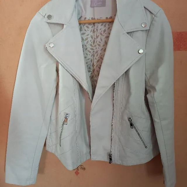 Veste femme en simili souple Cassis