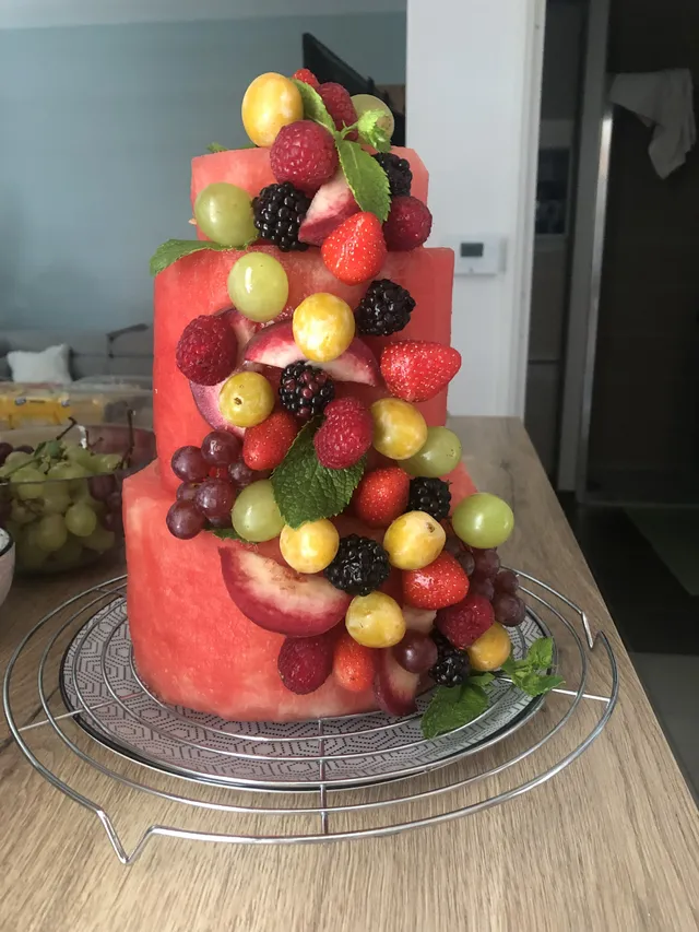 Water melon cake