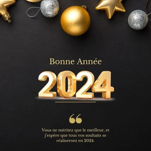 Bonne année 2024 !