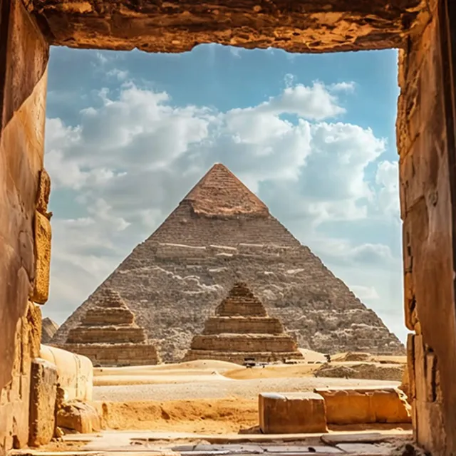 Prenez de la hauteur face aux Pyramides 🤩