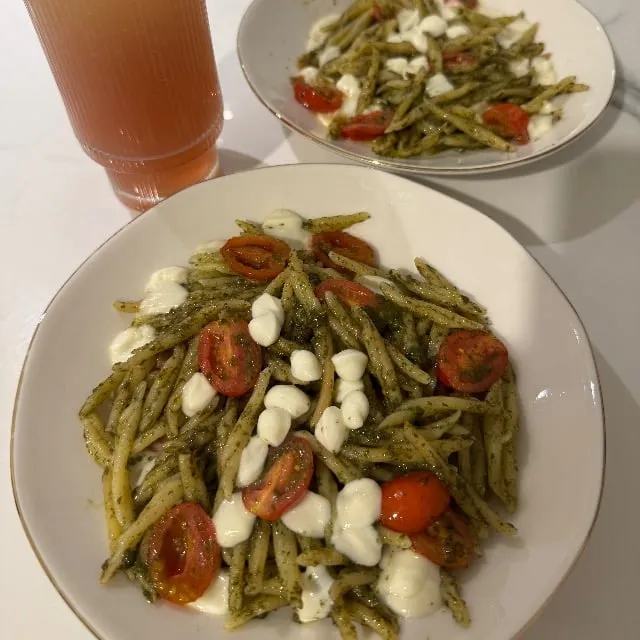 Trofie pesto basilic 🌿 🍅