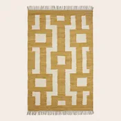 Tapis de sol Imanol - ocre et ivoire