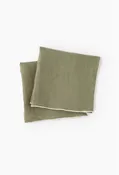 Serviettes vertes