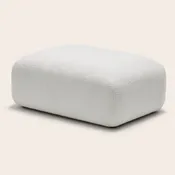 Pouf modulable Isild - bouclette ivoire