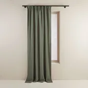 Rideau a galon fronceur - kaki