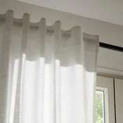 Rideau a passants - blanc